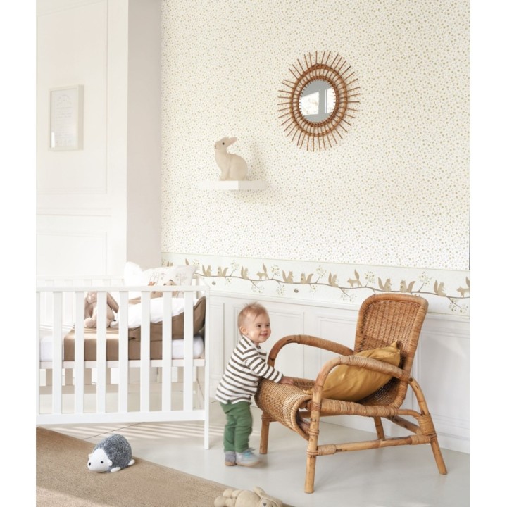 Papel pintado infantil florecillas pequeñas - Baby Garden 126626