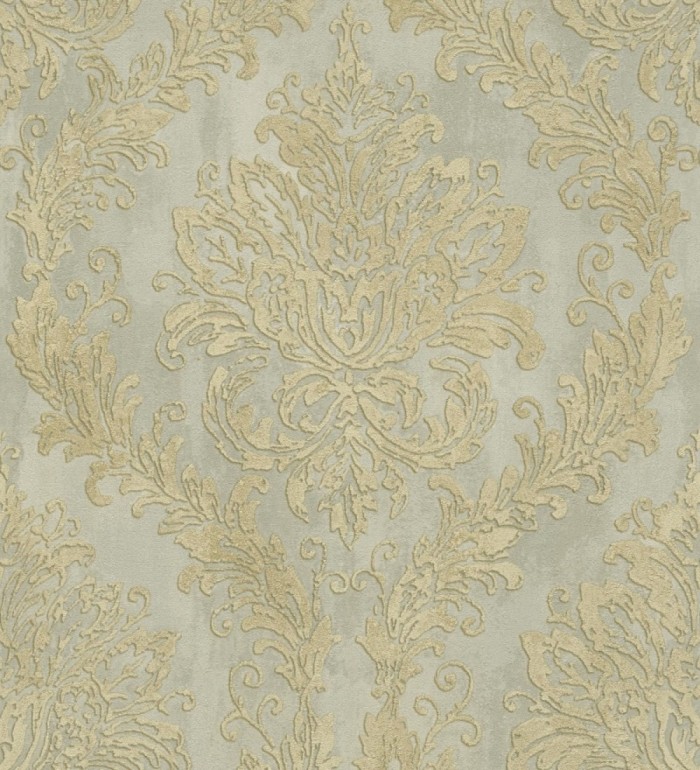 Papel pintado barroco elegante pátina tonos oro - Lombardy Status 684823