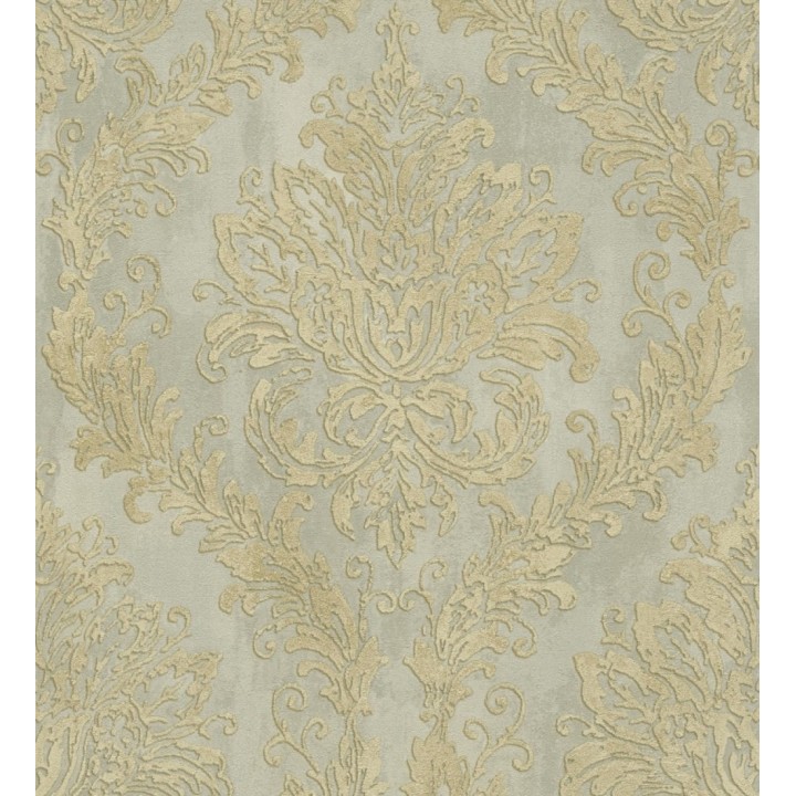 Papel pintado barroco elegante pátina tonos oro - Lombardy Status 684823