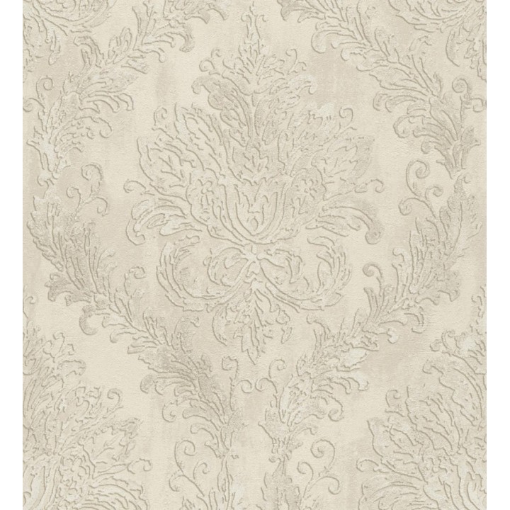 Papel pintado barroco elegante pátina tonos arena - Lombardy Status 684826