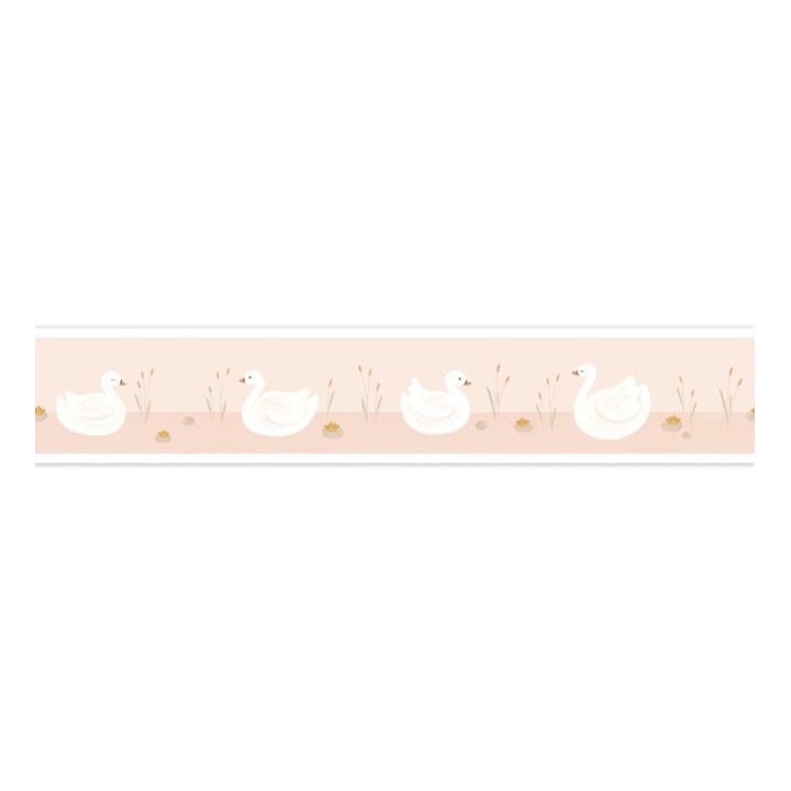 Cenefa infantil de patos rosa - Swan Lake 126633