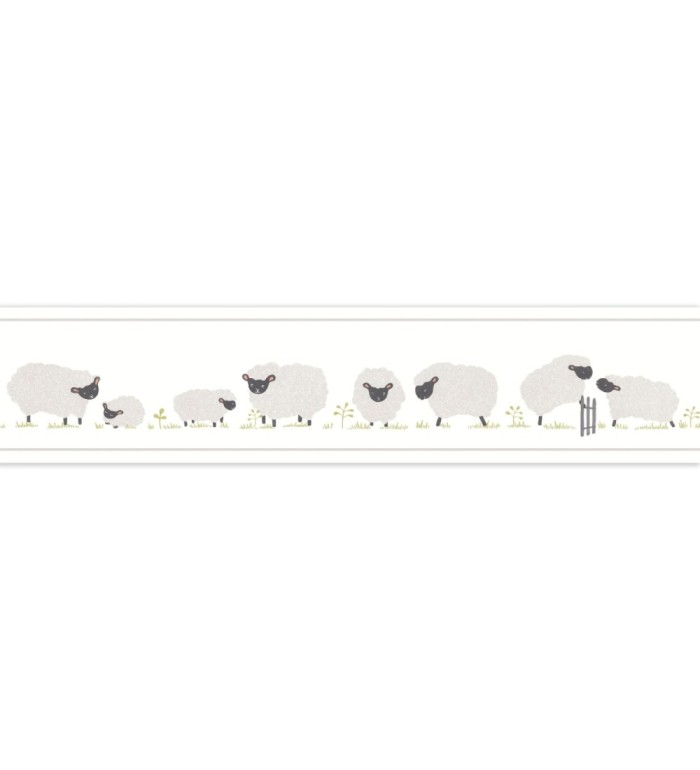 Cenefa infantil de ovejas - Sheep Friends 126635