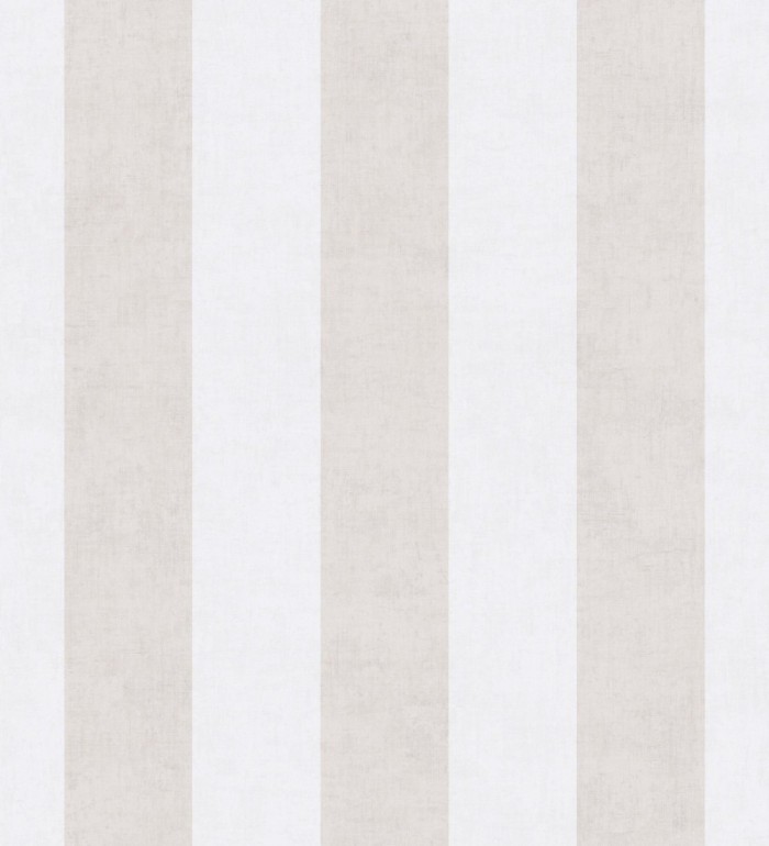 Papel pintado rayas lino desgastado bebé suave en color beige - Strype Cloudy 684842