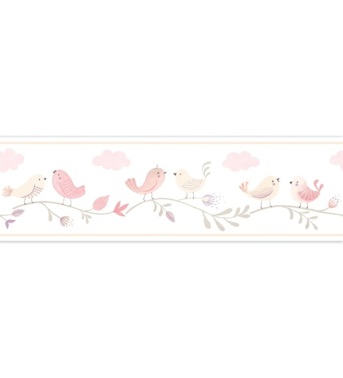 Cenefa infantil de pajaritos - Sweet Birds 126636