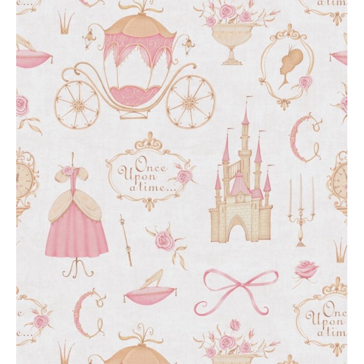 Papel pintado vintage cuento hadas princesa - Diana Priceless 684849