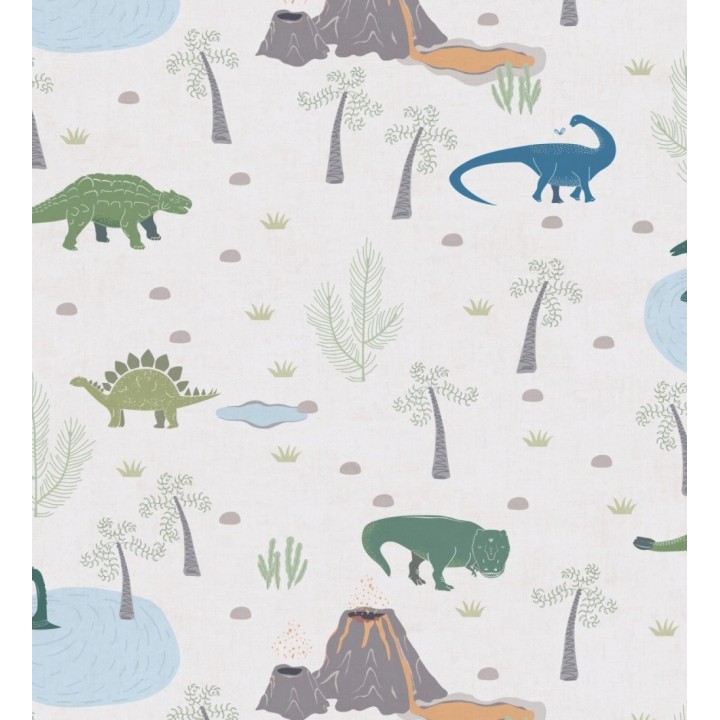 Papel pintado de dinosaurios y volcanes aventura jurásica - Dino Brave 684864