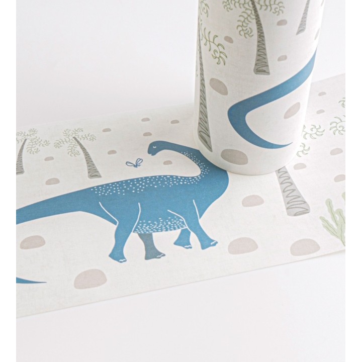Cenefa de papel pintado con dinosaurios aventura jurásica - Dino Brave 684865