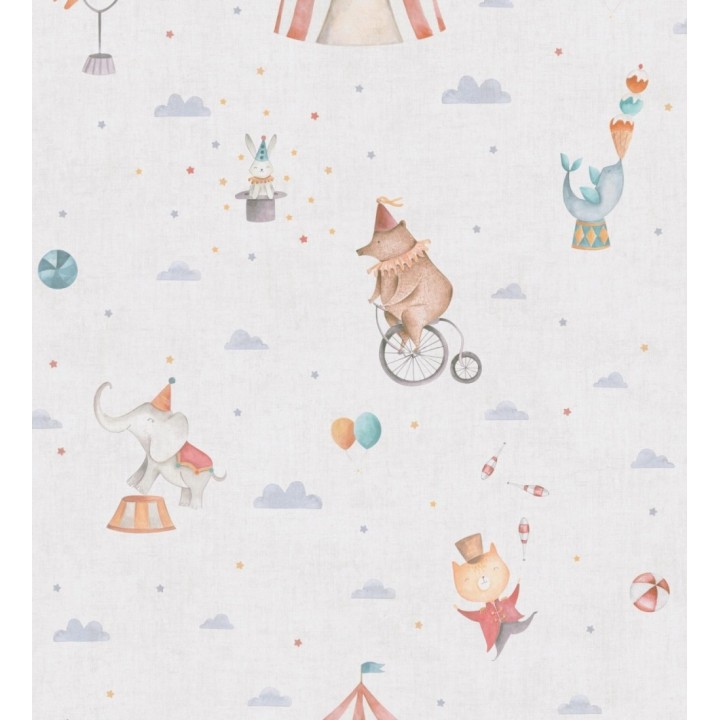 Papel pintado circo mágico con animales fantásticos - Playful Circus 684874