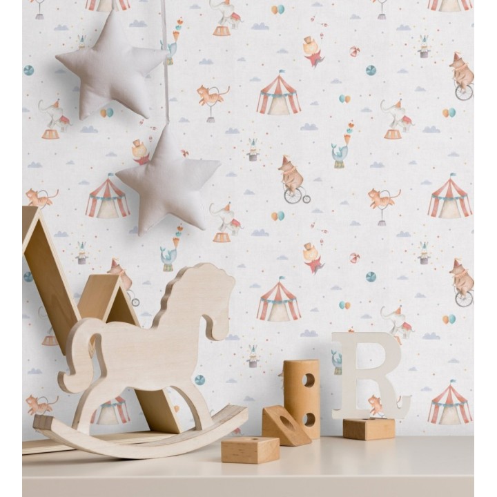 Papel pintado circo mágico con animales fantásticos - Playful Circus 684874