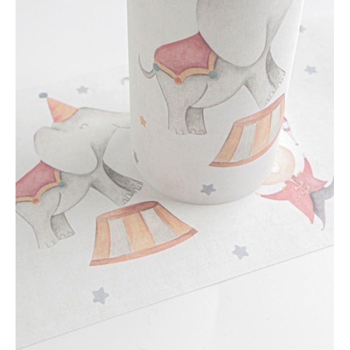 Cenefa papel pintado circo mágico con animales fantásticos - Playful Circus 684875