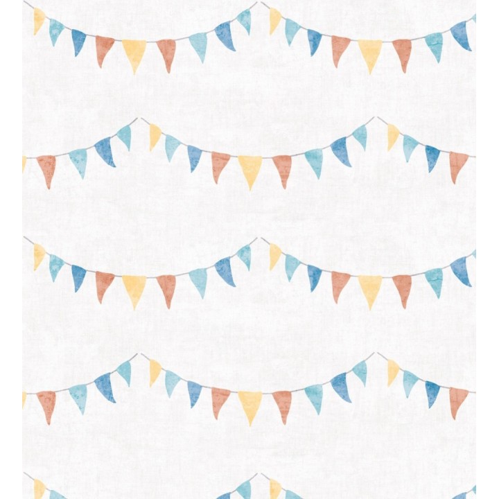 Papel pintado guirnaldas de fiesta infantil - Benji Bunting 684876