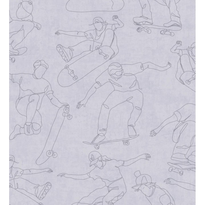 Papel pintado juvenil de monopatines urbano skate art - Tony Skye 684879