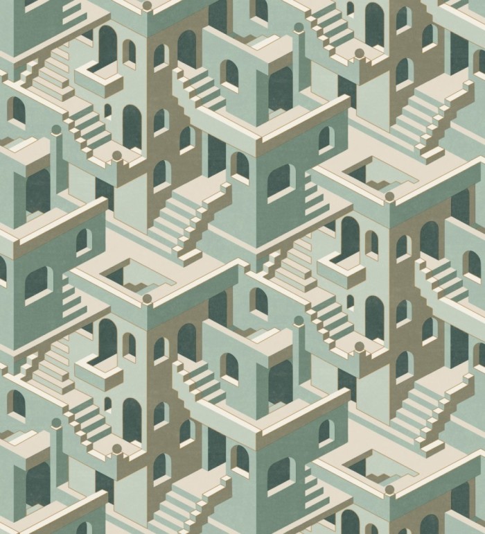 Papel pintado estructura de edificio art deco - Zadir 126648