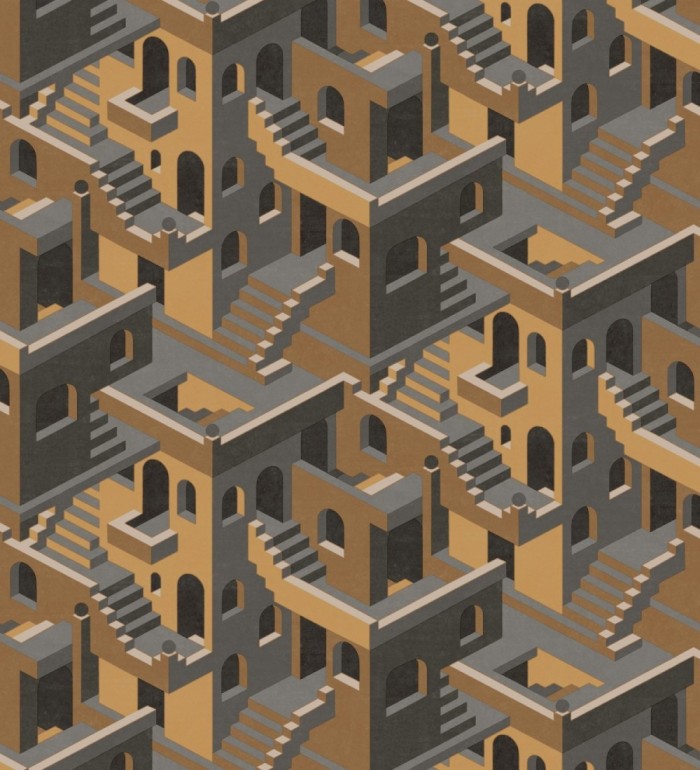 Papel pintado estructura de edificio art deco - Zadir 126649