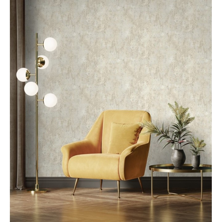 Papel pintado mortero a la cal beige texturizado mate - Somad Concrete 684900
