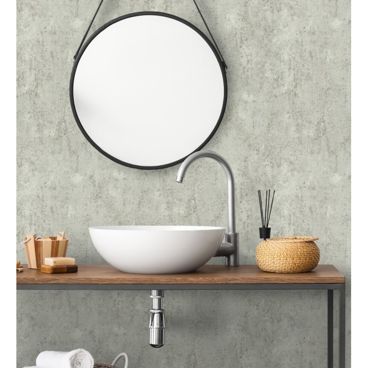 Papel pintado mortero a la cal gris texturizado mate - Somad Concrete 684902