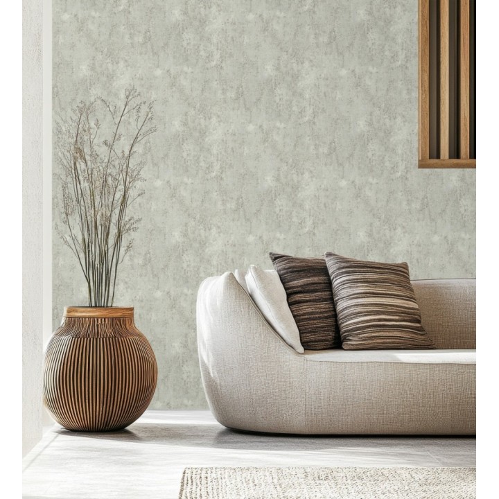 Papel pintado mortero a la cal gris texturizado mate - Somad Concrete 684902
