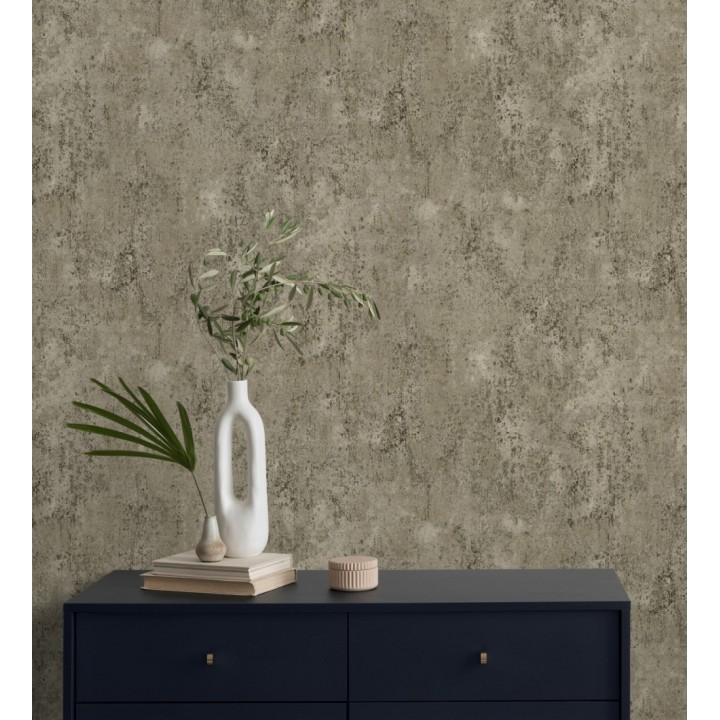 Papel pintado mortero a la cal gris vulcanizado texturizado mate - Somad Concrete 684904
