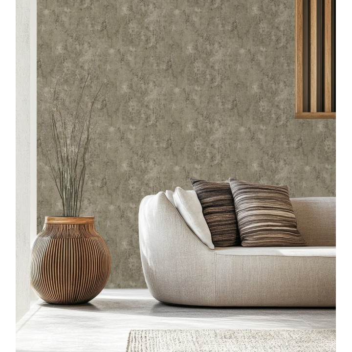 Papel pintado mortero a la cal gris vulcanizado texturizado mate - Somad Concrete 684904