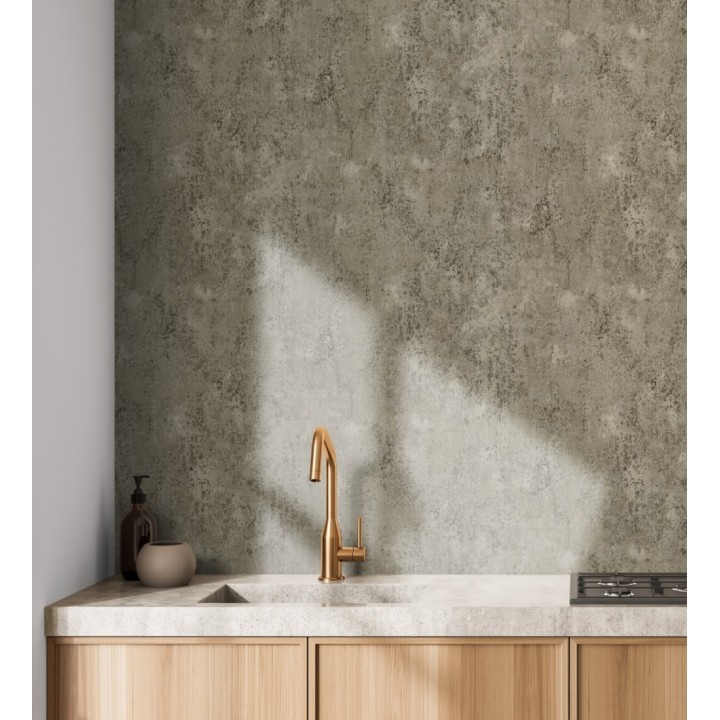 Papel pintado mortero a la cal gris vulcanizado texturizado mate - Somad Concrete 684904