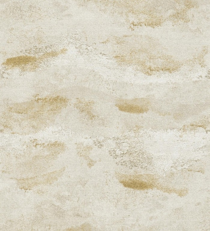 Papel pintado lienzo con nubes doradas evanescentes fondo arena - Ocean Bold 684913