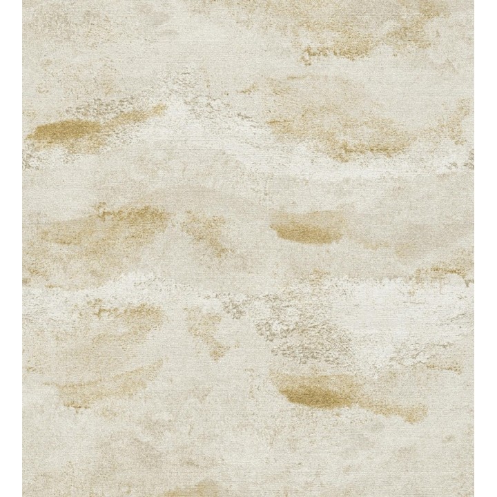 Papel pintado lienzo con nubes doradas evanescentes fondo arena - Ocean Bold 684913