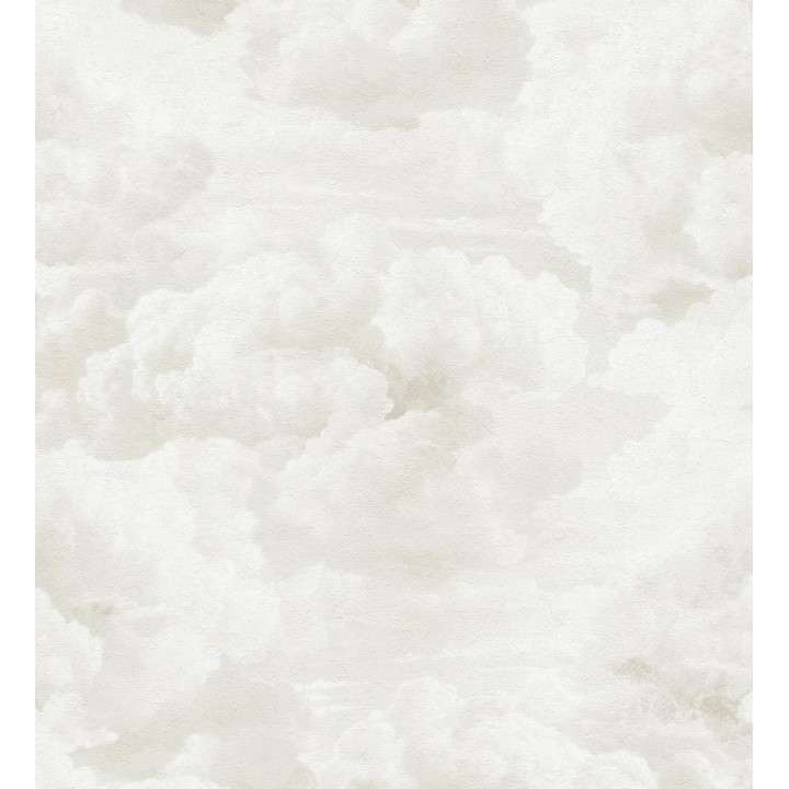 Papel pintado de nubes con textura de pintura al óleo y estilo etéreo beige claro - Skye Eden 684932