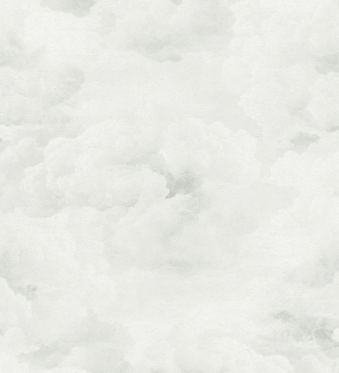 Papel pintado de nubes con textura de pintura al óleo y estilo etéreo blanco roto - Skye Eden 684934