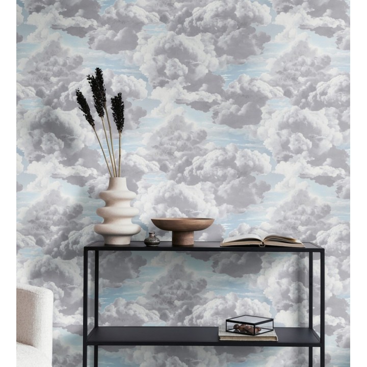Papel pintado nubes grises óleo etéreo textura pictórica fondo cielo - Skye Eden 684935
