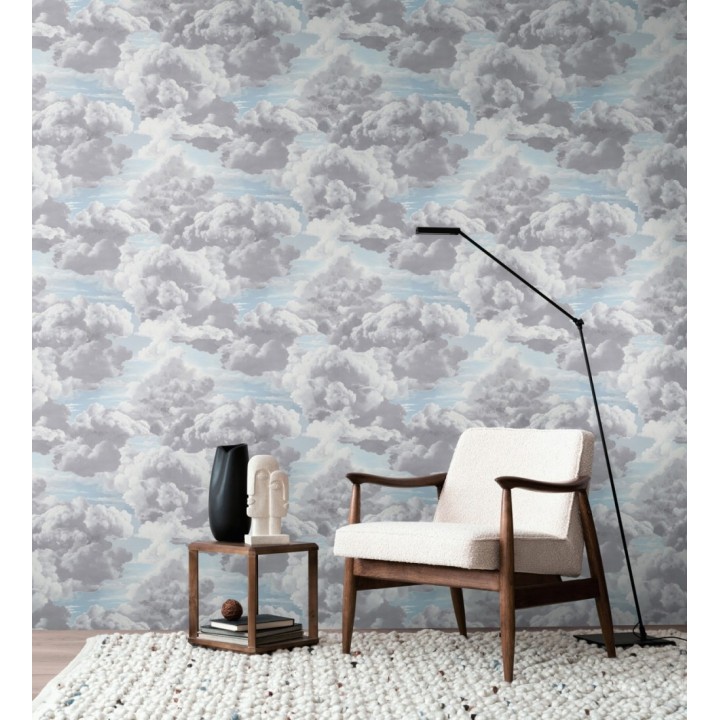 Papel pintado nubes grises óleo etéreo textura pictórica fondo cielo - Skye Eden 684935