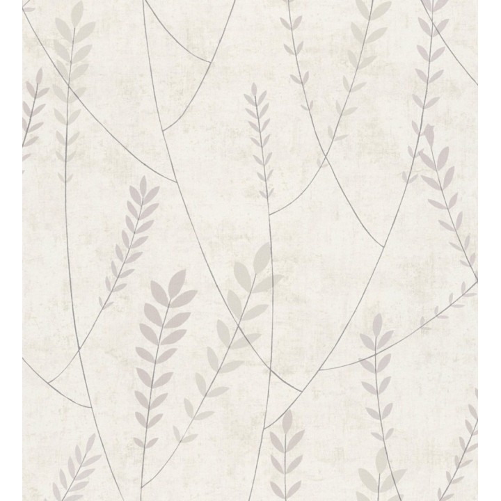 Papel pintado espigas estilo nórdico fondo estuco suave beige neutro claro - Laurel Breezy 684939
