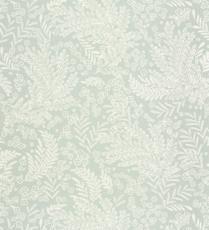 Papel pintado ramilletes de flores silvestres verde - Lady Forest 126672