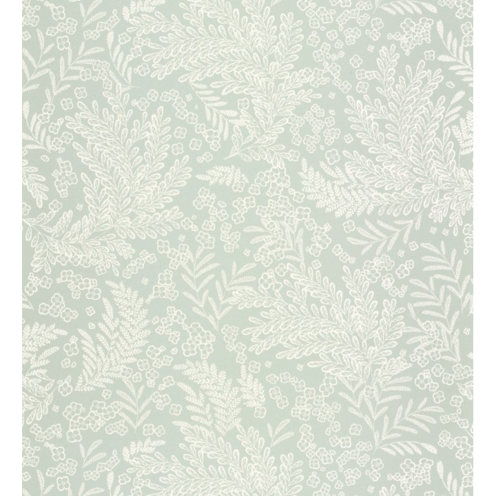 Papel pintado ramilletes de flores silvestres verde - Lady Forest 126672