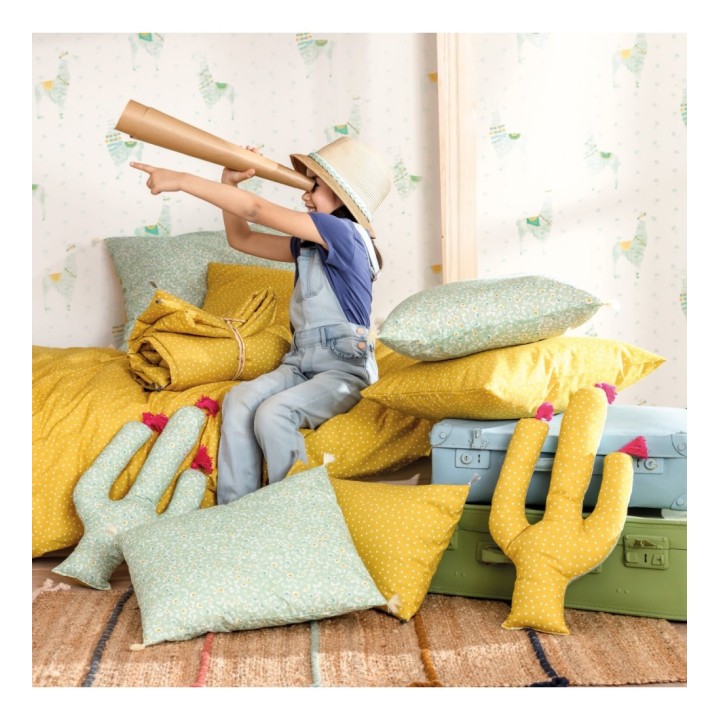 Papel pintado infantil de llamas - Mama Llama 126679