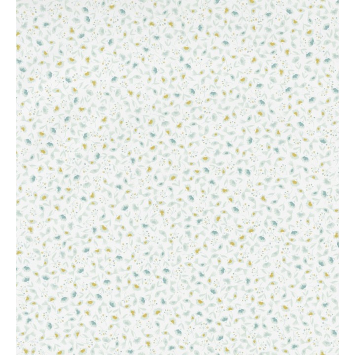 Papel pintado manchas verde y azul - Summer Blossom 126682