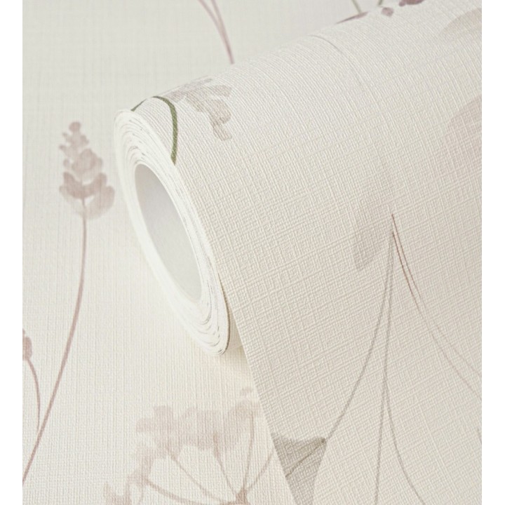 Papel pintado flores silvestres vintage en acuarela fondo texturizado - Sora Painted 684990