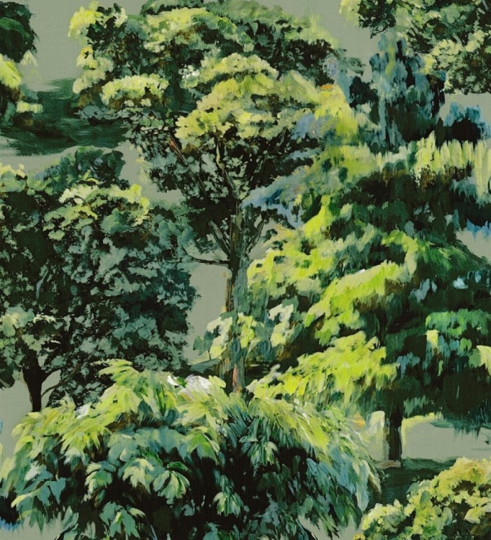 Papel pintado bosque óleo pincelada impresionista - Sherwood Deep 684999