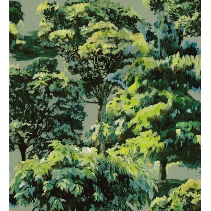 Papel pintado bosque óleo pincelada impresionista - Sherwood Deep 684999