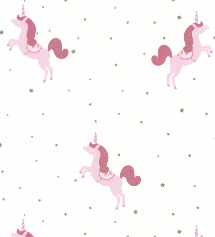 Papel pintado infantil de unicornios - Candy Unicorns 126688