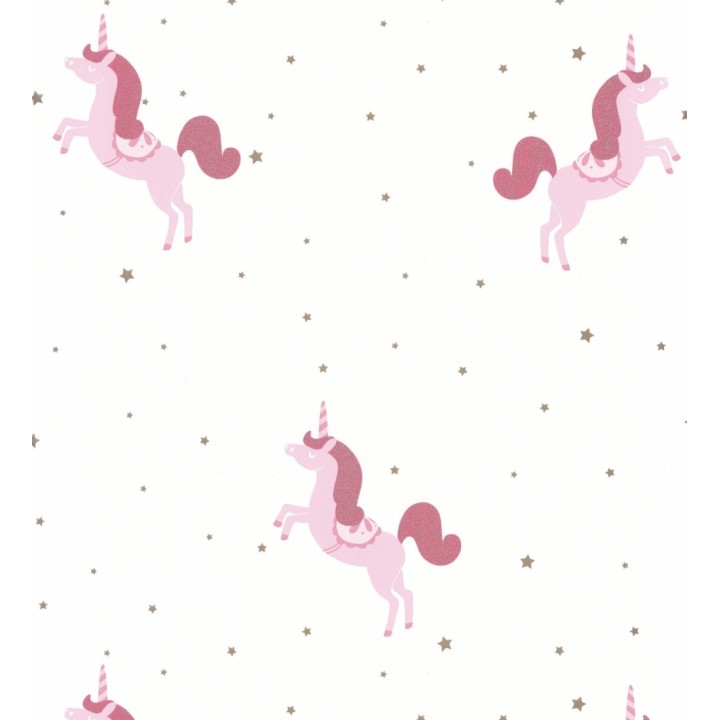 Papel pintado infantil de unicornios - Candy Unicorns 126688