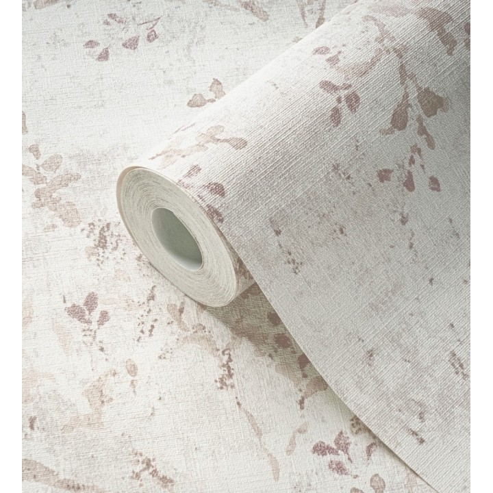 Papel pintado ramas de árboles zen fondo lienzo pátina desgastado - Siena Provence 685002