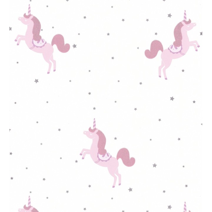 Papel pintado infantil de unicornios - Candy Unicorns 126689
