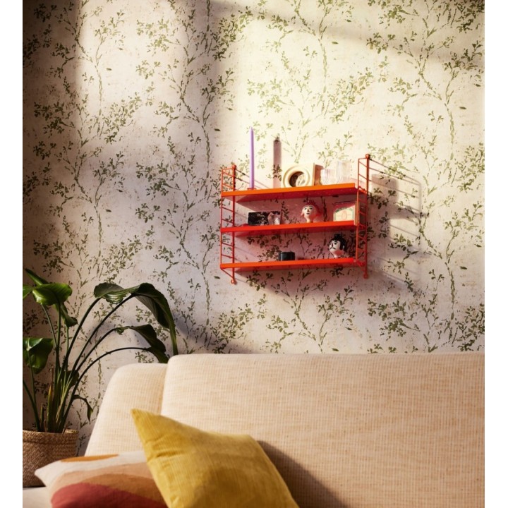 Papel pintado ramas de árboles zen fondo lienzo pátina desgastado - Siena Provence 685003