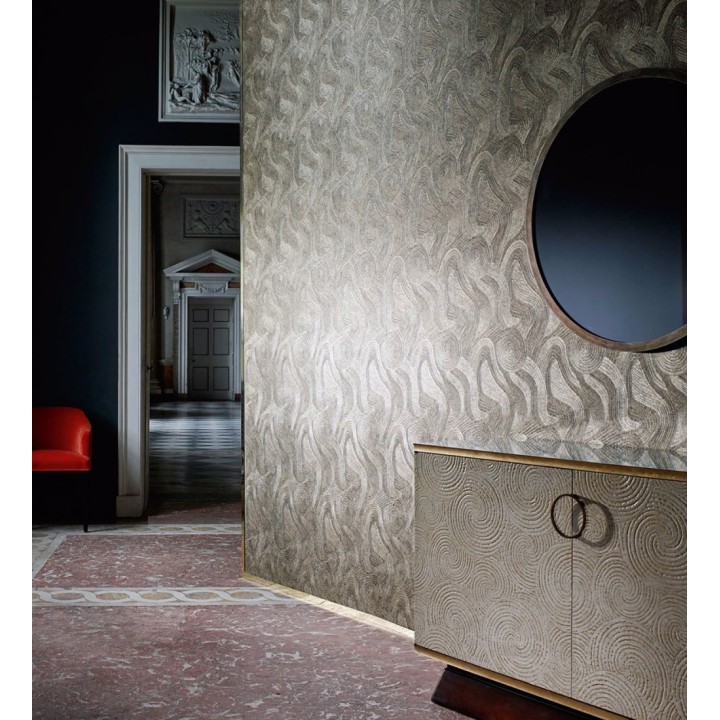 Papel pintado mosaico tribal étnico de ondas artesanales - Boldhi Canopi 685073