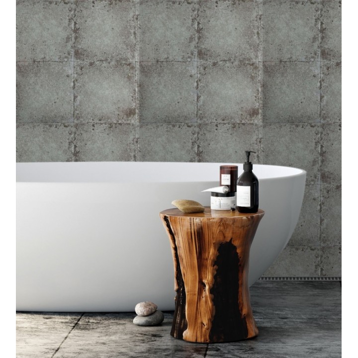 Papel pintado de baldosas de piedra envejecido estilo vintage natural - Varanasi Archaic 685077