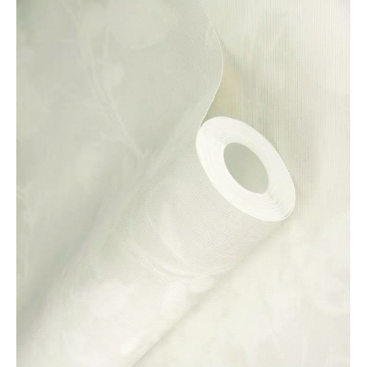 Papel pintado siluetas florales gris textura lienzo - Provence Romantic 685117