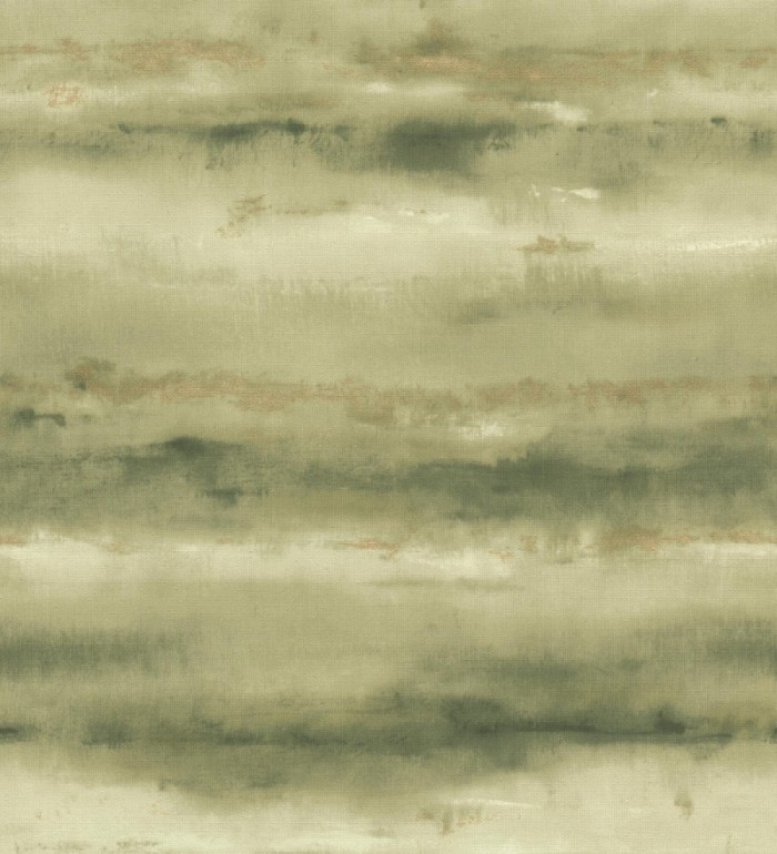 Papel pintado bruma tropical verde musgo textura lienzo - Brasilia Horizon 685118