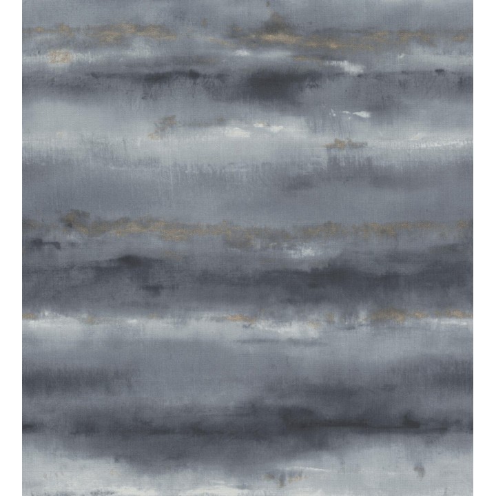 Papel pintado bruma tropical azul pizarra textura lienzo - Brasilia Horizon 685119