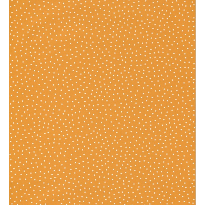 Papel pintado lunares pequeños fondo naranja - Ruby Dots 126712