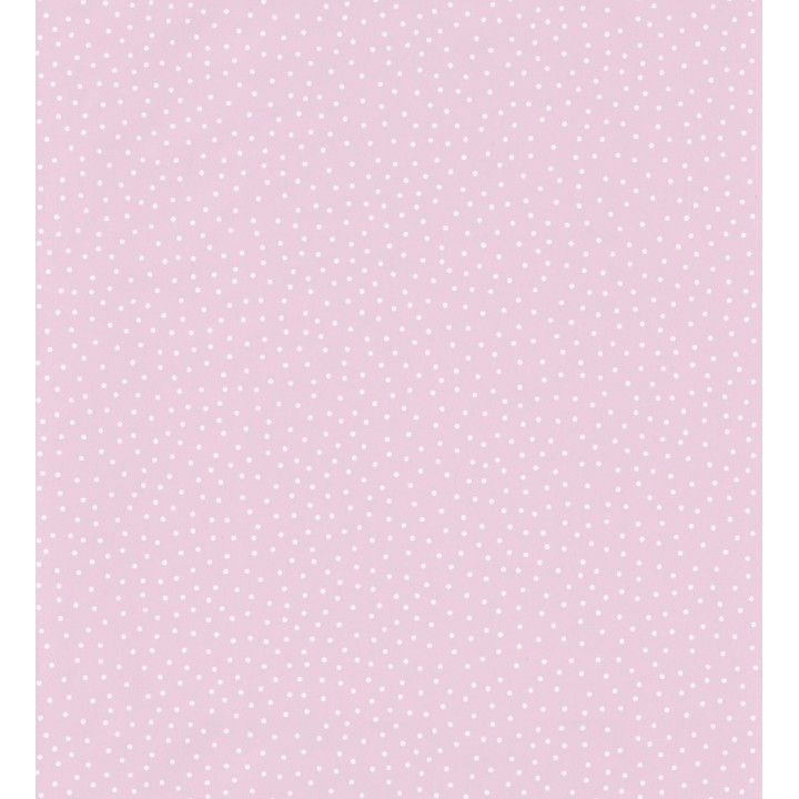 Papel pintado lunares pequeños fondo rosa claro - Ruby Dots 126713